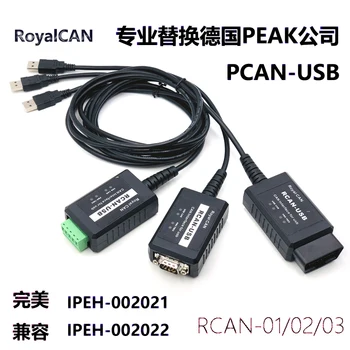 Suderinama su PCAN-USB IPEH-002021 / 2 PCAN-Explorer5PCAN-ViewOBD-II Sąsaja