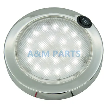 LED Valtis Dome Light RV Karavanas Salono Vidaus apšvietimo Balta/Raudona - 12V 30PCS P4 LED