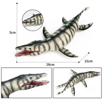 Juros periodo dinozaurų žaislas povandeninis laivas kietas Canglong plastiko modeliavimas gyvūnų vandenyno dinozaurų modelis pristato vaikų žaislai dovana