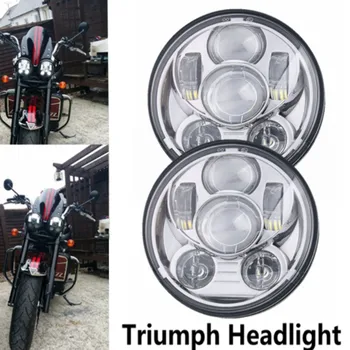 Emarked DOT Patvirtintas 5 3/4 5.75 Colių LED už Harley Moto priekinis žibintas