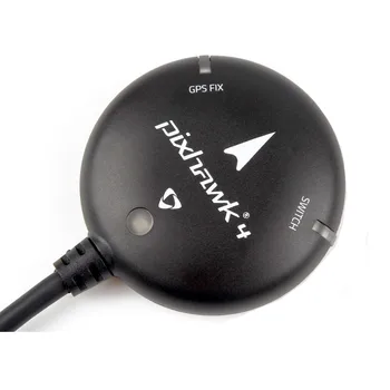 Šilčiausias 2019 HolyBro Pixhawk 4 M8N GPS Modulis su Kompasas LED Indikatorius Pixhawk 4 Skrydžio duomenų Valdytojas