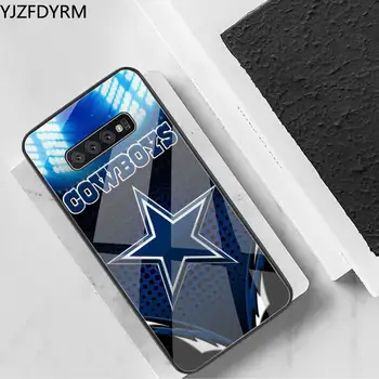 Dallas Cowboys Telefono Dėklas Grūdintas Stiklas Samsung S20 Plius S7 S8 S9 S10 Plus Pastaba 8 9 10 Plius