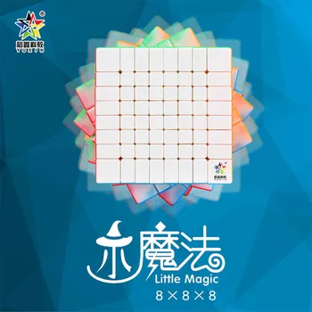 Yuxin Mažai Magija 8x8 Magic Cube 8x8x8 Professtional Magija Greitis Kubas