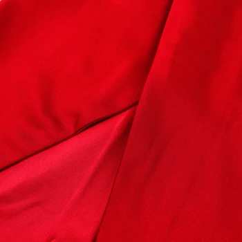 Moterų Žiemos Seksualus Vieną Petį Raudona Kelio Ilgis Midi Padalinta Lady Suknelė 2020 Dizainerio Mados Elegantiškas Vakaras Šalis Suknelė Vestidos