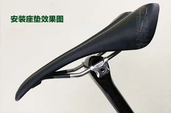 Anglies pluošto kelių dviračio sėdynė po mtb dviratį nuo balnelio iškyšos kompensuoti 5mm 20mm anglies dviračių dalys 25.4 mm 27.2 30.8 31.6 mm
