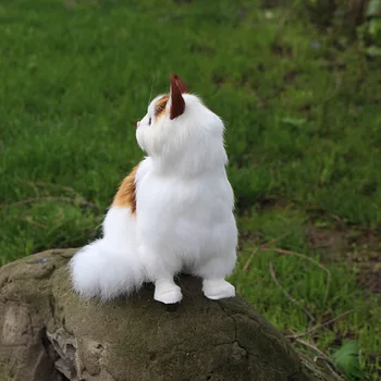 Papuošalai Mielas Modeliavimas Nuolatinis Katės Elektros Mew Garsas Puikus Realaus Gyvenimo Pliušinis Kačiukai Lėlės Žaislas Dekoracija Dovanos