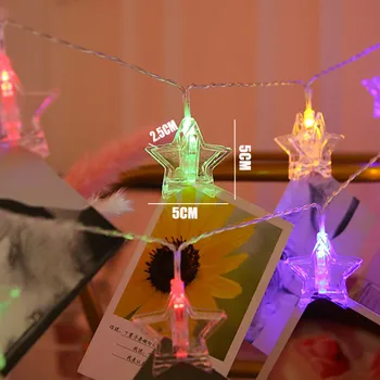3M 6M NAUJŲ Nuotraukų Įrašą LED String Šviesos girlianda Kalėdų Dekoro Namai, Miegamojo Vestuves Baby 1-asis gimtadienis Apdailos USB šviesos