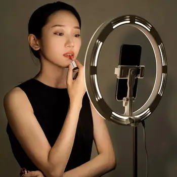 Xiaomi Live Stream Telefono Stovas LED Užpildyti Šviesos keičiamo dydžio Laikiklis Su Žiedu Lempos Studija Selfie Už Twich 