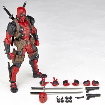 15cm Super Herojai Deadpool Bendras judėjimo Veiksmų Skaičius, Renkant žaislus kalėdų dovana Ginklų