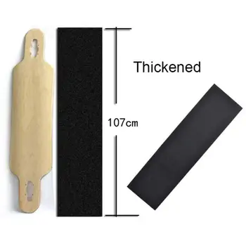 110cm*25cm Riedlentė švitriniu popieriumi Profesinės Juoda Skateboard Deck švitriniu popieriumi Grip Tape Naujas