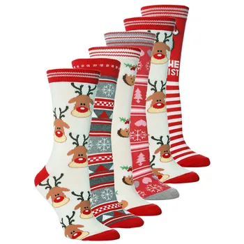 Unisex Atsitiktinis Kojines Kalėdų Mielas Animacinių filmų Storio Kojinės Miega Minkštas ir patogus Kojines kalėdų kojinės