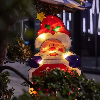 Karšto 2020 Kalėdų Dekoro LED siurbtukas Lango Kabo Žibintai Namų Miegamajame Šiltas ED889