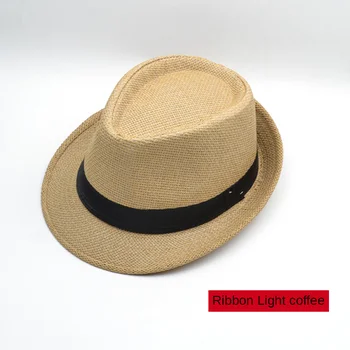 2020 m. Europos ir Amerikos pavasarį ir vasarą karšta, pardavimas vyriški šiaudų skrybėlę diržo sagties didžiosios Britanijos mados džiazo Panamos skrybėlė šiaudų skrybėlę
