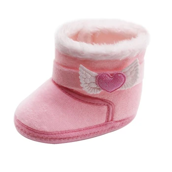 Baby Girl Sniego Batai Vaikams Mergina Įkrovos Žiemą Šiltas Pliušinis Triušis Princesė Batai Vaikams Sneaker Mielas Minkštas Boots02