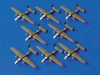 Tamiya 31515 1/700 Mastą antrojo pasaulinio KARO Šiaurės Amerikos B-25 Mitchell Bombonešis Lėktuvas Orlaivių Ekranas Žaislas, Plastiko Surinkimas Pastato Modelio Rinkinys