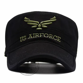 LIBERWOOD JAV oro pajėgų oro pajėgų Sparnus Išsiuvinėti Skrybėlę Vyrų ir Moterų Vienodo Viršų skrybėlės bžūp camo camo Reguliuojamas Sagties bžūp