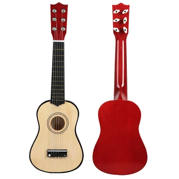 2020 Naujas Mini 21 colio Medinė Akustinė Gitara, Klasikinės Gitaros Muzikos Instrumentinis Starter Pradedantiesiems Muzikos Mėgėjams, Vaikams Dovanų
