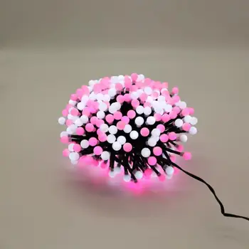 LED lempa 2 m 50 lempos festivalis apdaila, dviejų spalvų šviesos lauko
