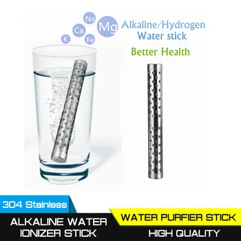 304 Nerūdijančio Plieno, PH Lonizer Neigiamas Lon Alkaline filtras, Vandens Purfier Stick Energijos Nešiojamų Buitiniai Šarminės vandens lazdelės
