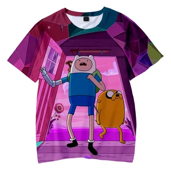 Nuotykių Laikas 3D Atspausdintas Vaikų marškinėliai Mados Vasaros trumpomis Rankovėmis T Shirts 2019 Karšto Pardavimo Atsitiktinis Streetwear Vaikai Tee Marškinėliai