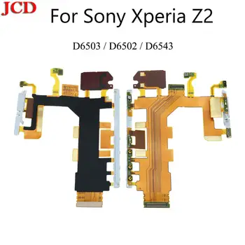 JCD Naujas Pakeitimas Plokštė Flex Kabelis Tūris Power Mygtukas ir Mikrofonas Flex Sony Xperia Z2 D6503 D6502 D6543