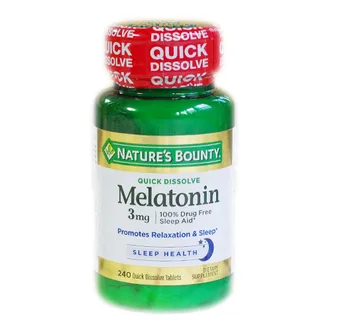 Nemokamas pristatymas Melatonino 3 mg 240 vnt