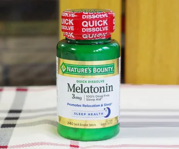 Nemokamas pristatymas Melatonino 3 mg 240 vnt