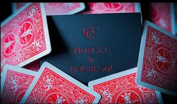 Triple C Krikščionių Engblom (Gudrių ir Internete Instrukcija),Kortų Magijos Triukas,Close up,iliuzija,profesinės Magija Rekvizitai