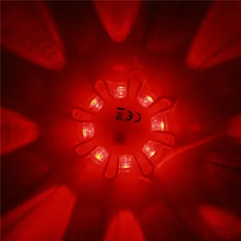 2VNT 8led Kelių Raketos Mirksinti Įspėjamoji Lemputė LED Automobilis, Sunkvežimis, Pagalbos Kelyje Raketos Švyturys Įspėjimas, Mirksi Strobe Šviesos