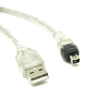 Kabelis USB mačo Firewire IEEE 1394, adaptador iLink mačo de 4 pušys, 120CM firewire 1394 para cámara SONY DCR-TRV75E DV,