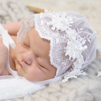 D&J Bžūp Naujagimiui Saldus Skrybėlę Princesė Nėrinių Kūdikio Mergina Kepuraitė Kūdikių Nuotraukų Rekvizitai Priedai, Variklio Dangtis, Fotografija, Aukštos Kokybės