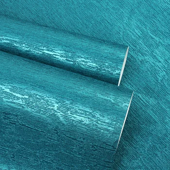Pietryčių Azijoje, Peacock Blue Tapetai Tirštėti Vientisos Spalvos Vandeniui Sienos Popieriaus, Miegamojo Kambarį Parduotuvė Sienų Apdaila