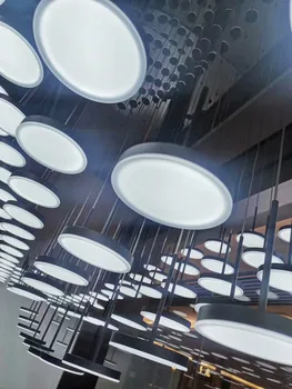 Šiaurės Sieniniai šviestuvai Lamparas De Techo Colgante Moderna Blizgesio Dizaineris Lempos, LED Šviestuvai Suspendus Modernus Dekoro