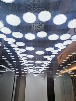 Šiaurės Sieniniai šviestuvai Lamparas De Techo Colgante Moderna Blizgesio Dizaineris Lempos, LED Šviestuvai Suspendus Modernus Dekoro