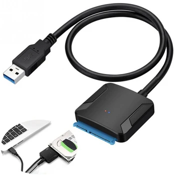 USB 3.0 Prie Sata Adapteris Keitiklis Kabelis USB3.0 Standžiųjų Diskų Keitiklio Kabelį Konverteris, Skirtas Samsung WD 2.5 3.5 HDD SSD Adapteris