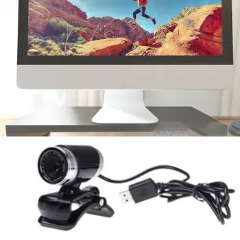 Rankinis Reguliuojamas Židinio Nuotolis USB HD Kamera, Galingas Web Cam Kamera su MIC Kompiuterių KOMPIUTERIO, Nešiojamojo kompiuterio Darbalaukio 640-480