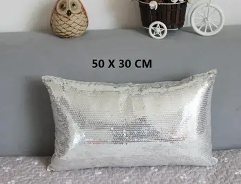 Sidabrinis glitters pagalvėlė padengti dekoratyvinių china pagalvės užvalkalą juosmens pagalvę padengti namų dekoro