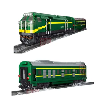 NJ2 dyzelinis lokomotyvas, harmonija, pirmyn, garo lokomotyvą geležinkelio serijos surinkti kūrimo bloką, elektros, nuotolinio valdymo žaislai