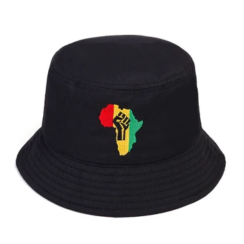 Nauja mados banga hip-hop žvejys hat-oji degalinėse siuvinėjimo laukinių kibiro kepurę vyrų ir moterų medvilnės saulės panamos skrybėlės casquette