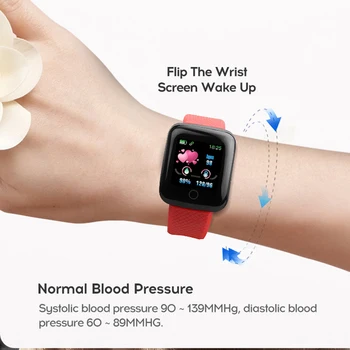 Išmaniųjų Laikrodžių Apyrankės Fitneso Kraujo Spaudimą, Širdies ritmą Android Pedometer Sporto Smart Watch Band 