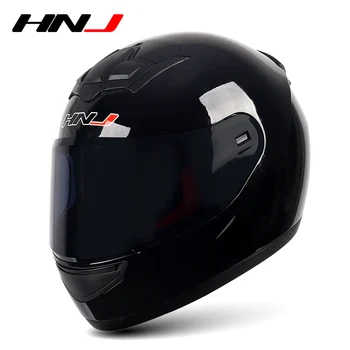 VYRAI Visą Veidą Motociklo Šalmas Motokroso Lenktynių Šalmai, capacete kask Naujas Stilius Ponios casque moto Visą Veidą Su HD objektyvas
