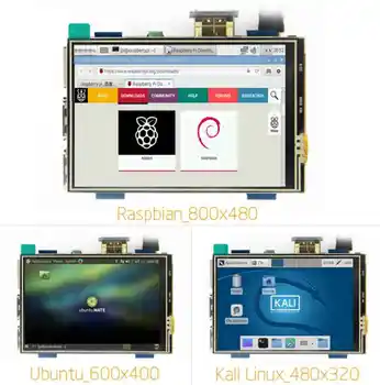 3.5 colių LCD HDMI USB Touch Sn Realus HD 1920x1080 LCD Ekranas Raspberri 3 Modelis B / Oranžinė Pi (Žaisti Žaidimą Video)MPI3508