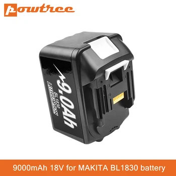 BL1830 18V 9A įkrovimo baterija (akumuliatorius 9000mah ličio-jonų baterija pakaitinis akumuliatorius MAKITA BL1880 BL1860 BL1850 BL1860B L70