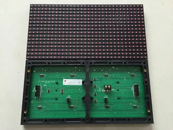 P10 SMD viena raudona spalva pusiau lauko led ekranas modulius pakeisti CINKAVIMAS P10 led moduliai 320MM*160MM 32*16PIXELS