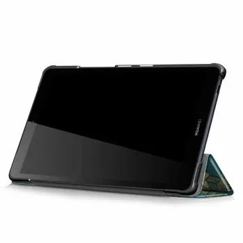 Atveju, Huawei Mediapad M5 lite 8.0 JDN2-W09 JDN2-AL00 Tablet Magnetinio Apversti Stovėti padengti Huawei Mediapad M5 lite 8 byloje+filmas