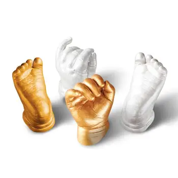 3D Gipso Handprint Pėdsaką Kūdikio Formų Vertus&Snukio Liejimo Spaudinių Rinkinio Mesti Dovana May25 Lašas Laivybos
