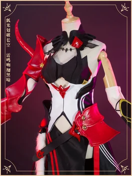 Anime Honkai Poveikis 3 Raiden Mei Cosplay Kostiumų Vienodas Dress Helovinas Kostiumas Moterims, Apranga Nauja 2020 M.