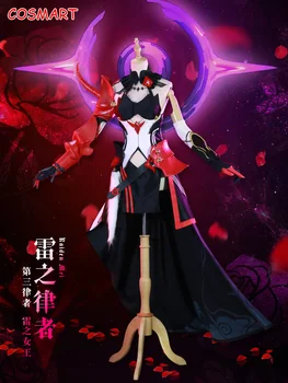 Anime Honkai Poveikis 3 Raiden Mei Cosplay Kostiumų Vienodas Dress Helovinas Kostiumas Moterims, Apranga Nauja 2020 M.