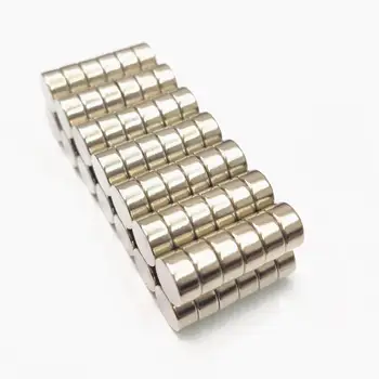 10mm x 8mm Neodimio Magnetas 10x8 mm, Super Galingas, Stiprus, Nuolatinis Magnetinis imanes N35 Turas NdFeB 10x8 Magnetinio standartas