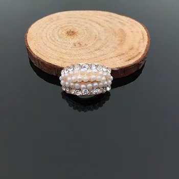 (BT180 11*18mm)20pcs lydinio ovalo aišku kristalų dramblio kaulo pearl kalnų krištolas mygtukus siūti vestuvių juostelės